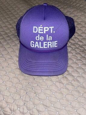 Gallery Dept Purple 'DÉPT. de la GALERIE' Mesh Trucker Hat